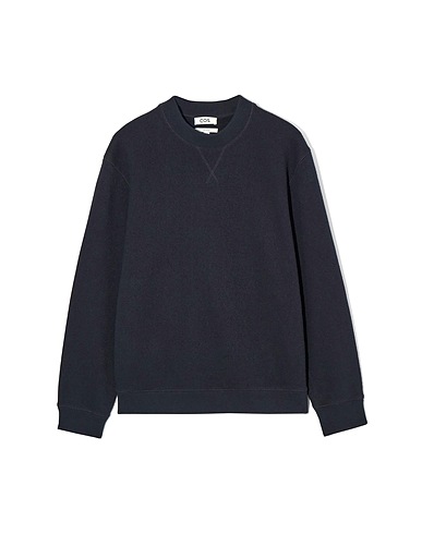 COS Sweatshirt Midnight blue 90% Cotton, 10% Polyamide