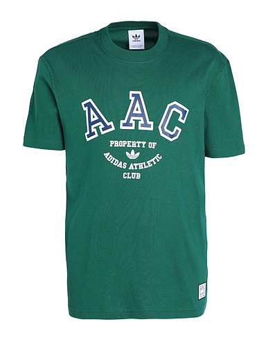 ADIDAS ORIGINALS T-shirt HACK AAC TEE
 Dark green 100% Cotton