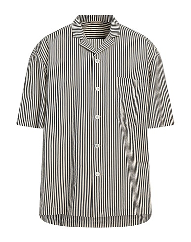 BARENA Striped shirt Beige 82% Cotton, 18% Polyamide