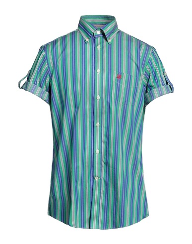 HARMONT & BLAINE Striped shirt Green 100% Cotton