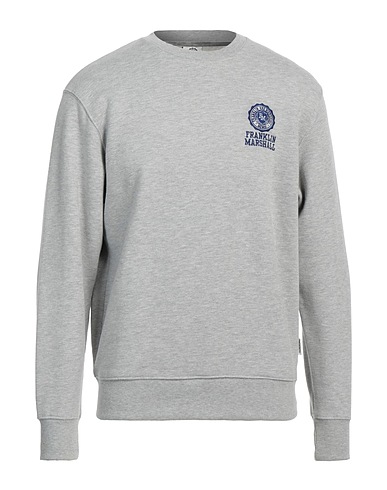 FRANKLIN & MARSHALL Sweatshirt Light grey 67% Cotton, 33% Polyester