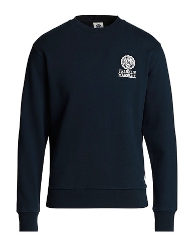 FRANKLIN & MARSHALL Sweatshirt Navy blue 67% Cotton, 33% Polyester