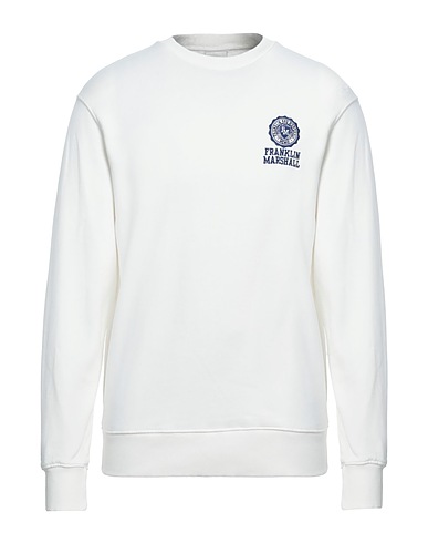 FRANKLIN & MARSHALL Sweatshirt White 67% Cotton, 33% Polyester