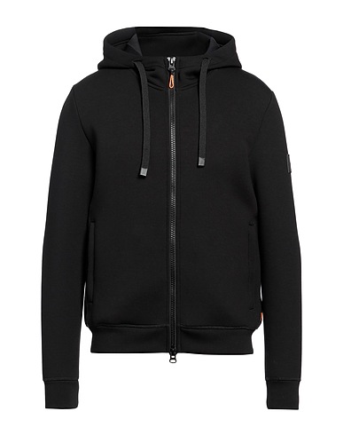 DEKKER Hooded track jacket  Black 73% Polyester, 20% Viscose, 7% Elastane
