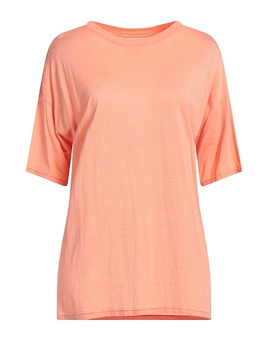 4.10 Basic T-shirt Blush 60% Viscose, 28% Cotton, 12% Linen