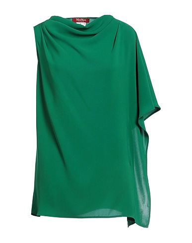 MAX MARA STUDIO Top Green 73% Triacetate, 27% Polyester