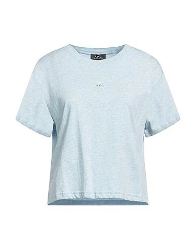 A.P.C. T-shirt Bleu ciel 100% Coton