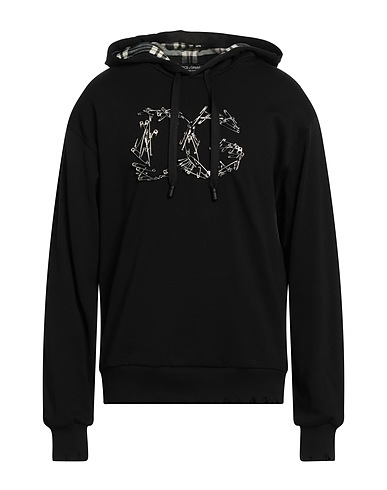 DOLCE&GABBANA TOPWEAR Black 100% Cotton, Steel, Elastane