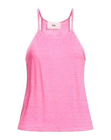 SOLOTRE Top Fuchsia 100% Linen