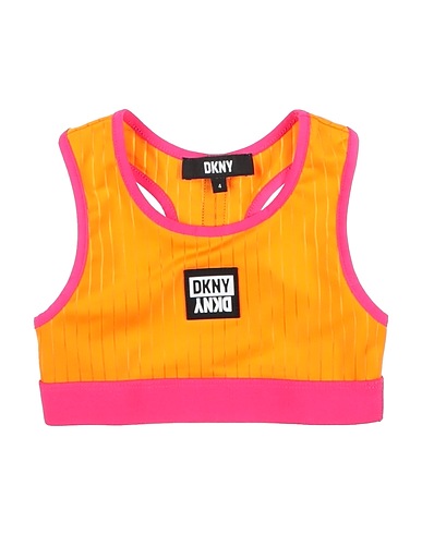 DKNY Top Orange 88% Polyester, 12% Elastane