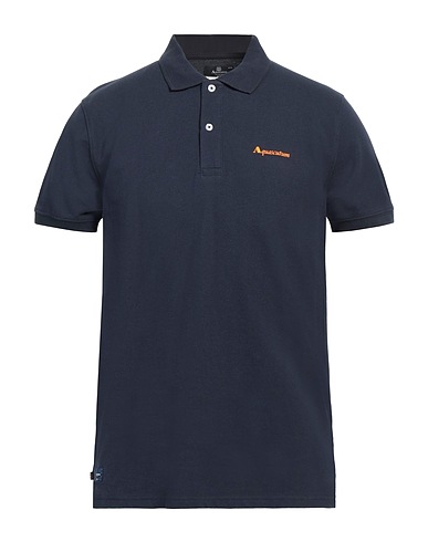 AQUASCUTUM ACTIVE Polo Blu navy 100% Cotone