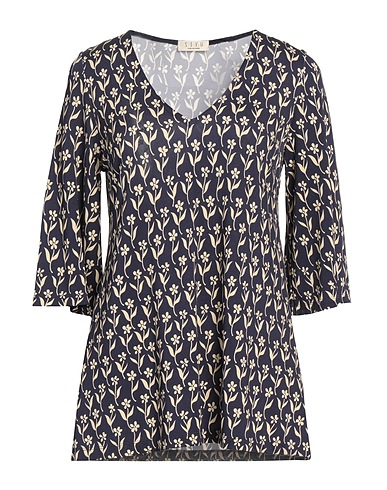 SIYU T-shirt Midnight blue 95% Viscose, 5% Elastane
