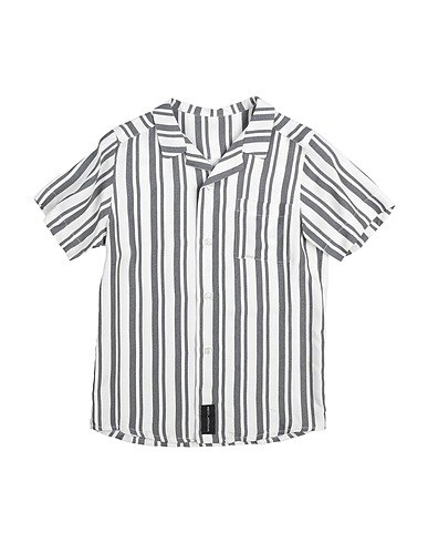 SKILL_OFFICINE Patterned shirt Charcoal 100% Viscose