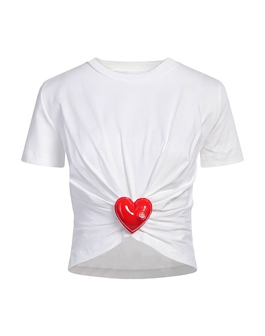 MOSCHINO T-shirt Bianco 100% Cotone