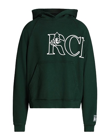 REESE COOPER Hooded track jacket  Emerald green 100% Cotton