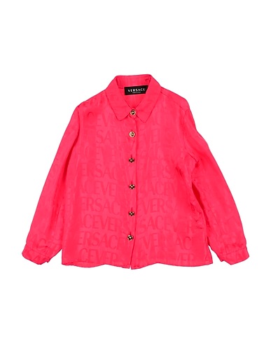 VERSACE YOUNG Patterned shirts & blouses Fuchsia 100% Viscose