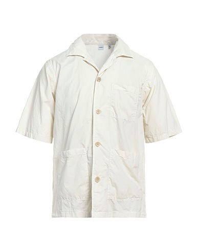 ASPESI Μονόχρωμο πουκάμισο Off white 100% Βαμβάκι