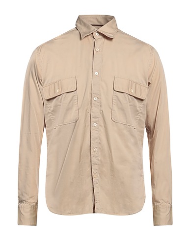 TINTORIA MATTEI 954 Shirts Sand 100% Cotton