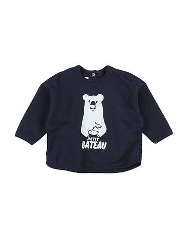 PETIT BATEAU Sweatshirt Midnight blue 100% Cotton