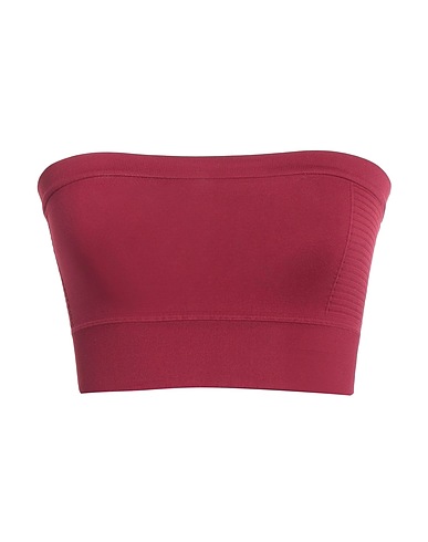 RICK OWENS Top Burgundy 95% Polyamide, 5% Elastane