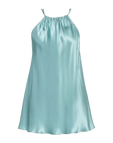 ANTONELLI Top Turchese 100% Seta