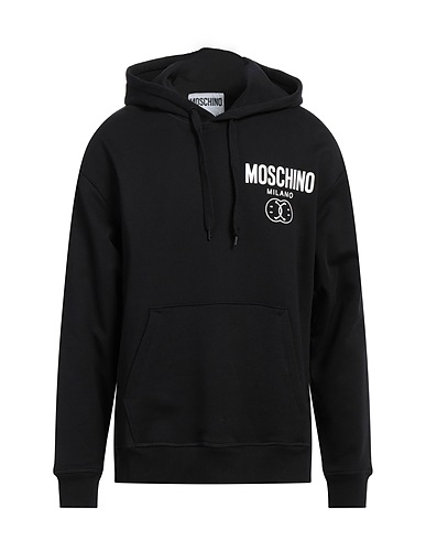 MOSCHINO Hooded sweatshirt Black 100% Cotton
