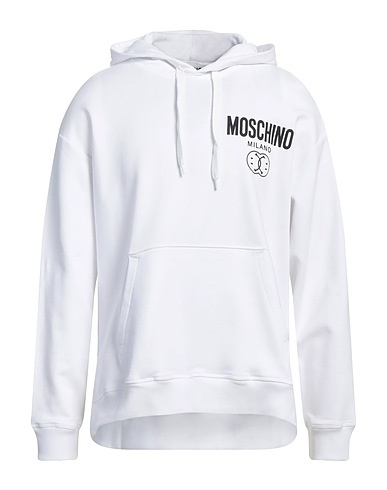MOSCHINO Felpa Bianco 100% Cotone