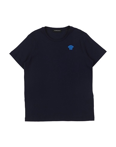 VERSACE YOUNG T-shirt Navy 100% Cotton