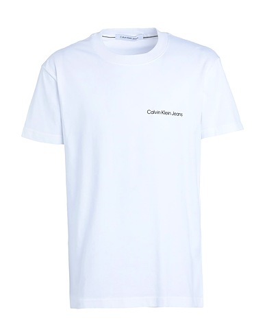 CALVIN KLEIN JEANS T-shirt White 100% Cotton