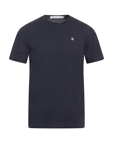 CALVIN KLEIN JEANS Basic T-Shirt Midnight blue 100% Cotton