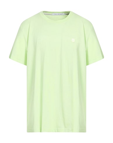 CALVIN KLEIN JEANS T-shirt VERDE LIME 100% Coton