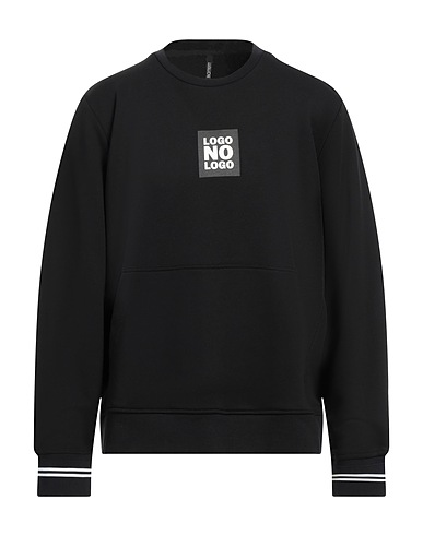 NEIL BARRETT Sweatshirt Black 65% Cotton, 35% Polyester, Elastane, Polyamide