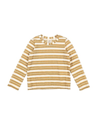 CAFFÉ D'ORZO T-shirt Oro 57% Viscosa, 19% Poliammide, 19% Fibra di metallo, 5% Elastan