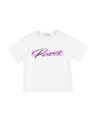 GAëLLE Paris T-shirt Bianco 95% Cotone, 5% Elastan
