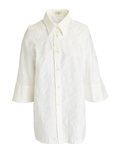 ETRO Patterned shirts & blouses Off white 82% Cotton, 18% Polyamide