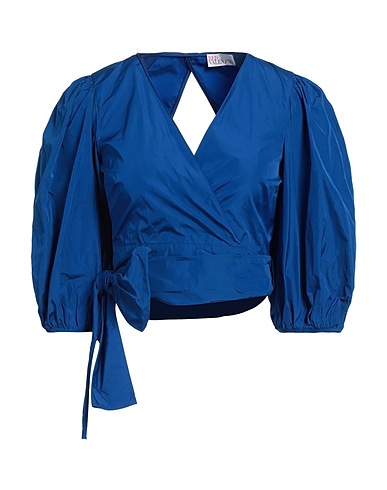 REDValentino Top Bright blue 100% Polyester