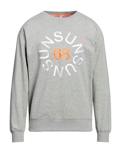 SUN 68 Sweatshirt Light grey 92% Cotton, 8% Elastane