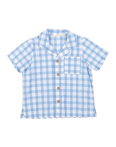 ZHOE & TOBIAH Camicie  e bluse fantasia Celeste 100% Cotone