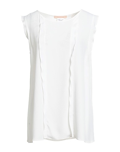 PENNYBLACK Top White 86% Acetate, 14% Silk