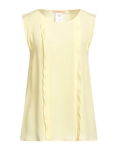 PENNYBLACK Top Giallo 86% Acetato, 14% Seta