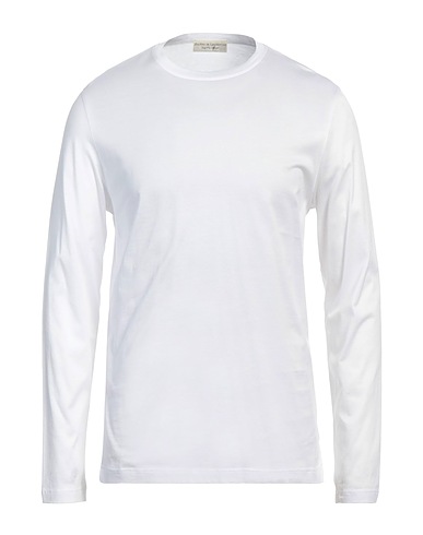 FILIPPO DE LAURENTIIS Basic T-Shirt White 100% Cotton