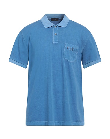 FAY Poloshirt Hellblau 100% Baumwolle