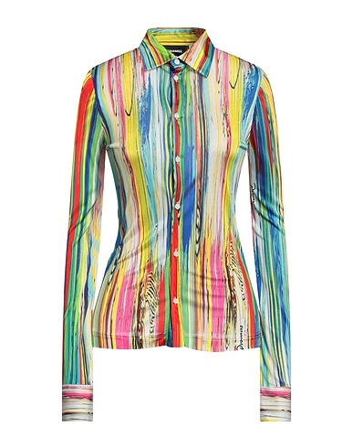 DSQUARED2 Patterned shirts & blouses Yellow 100% Viscose