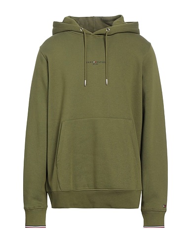 TOMMY HILFIGER Felpa Verde militare 63% Cotone, 37% Poliestere