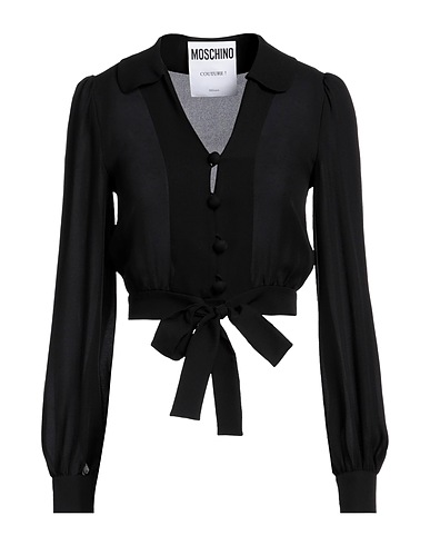 MOSCHINO Camicie e bluse in seta COUTURE Nero 100% Seta