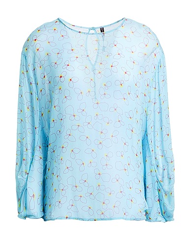 MANILA GRACE Top Sky blue 100% Viscose