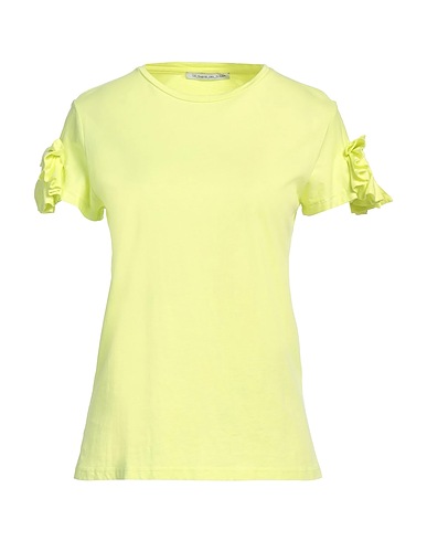 LE SARTE DEL SOLE T-shirt Verde lime 97% Cotone, 3% Elastan