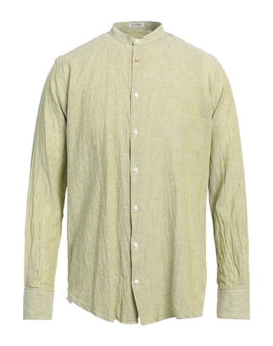 S.L.56 Linen shirt Sage green 55% Linen, 45% Cotton