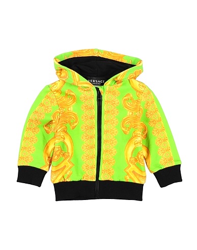 VERSACE YOUNG Felpa Verde 100% Cotone, Elastan
