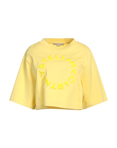 STELLA McCARTNEY Crop top Yellow 100% Cotton